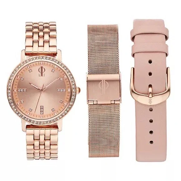 Jennifer Lopez Rose Stainless steel crystal watch NWT Jennifer Lopez | Accessories | Jennifer Lopezjlostainless  main image 2